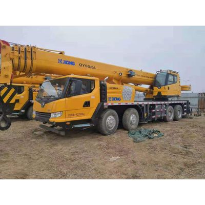 Sell used 50 ton XCMG Truck Crane
