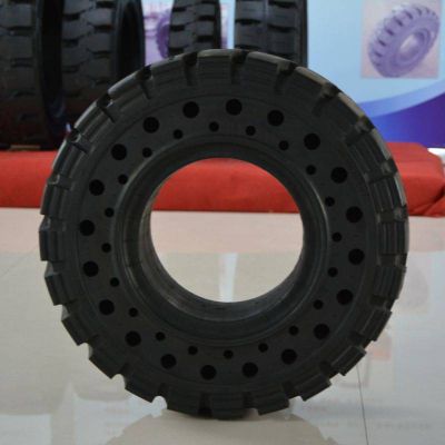 Industrial tyre Industrial forklift tyre 6.50-10/5.00 with side hole