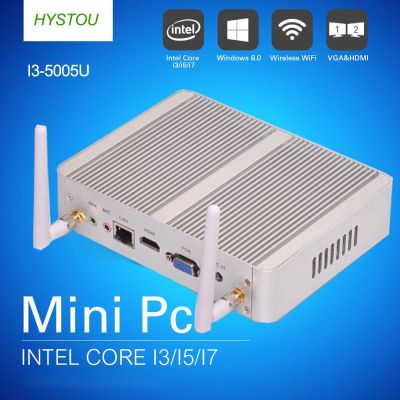 Hystou mini pc N3050 1*lan l*hdmi port Intel celeron cpu HD graphic fanless mini pc