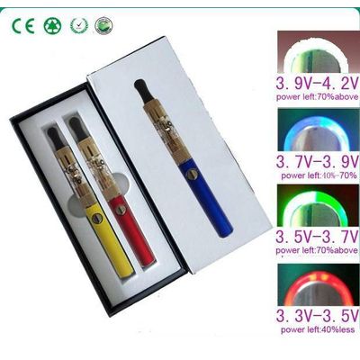 colored smoke Cigarette - 2 shiny color pattern & 4stage LED display to easy check residual E cigare