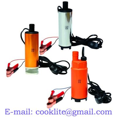 Mini Submersible Fuel Pump for Pumping Diesel Oil Water 12V 24V DC Electric Fuel Transfer PumpYUNF
