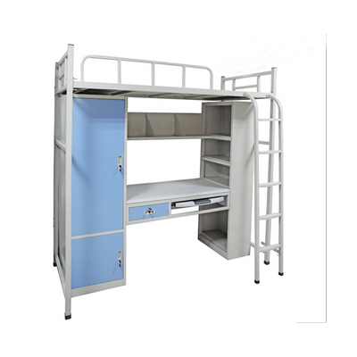 Newfield Strong School Dormitory Metal Bunk Bed Double Decker Iron Bed for Sale