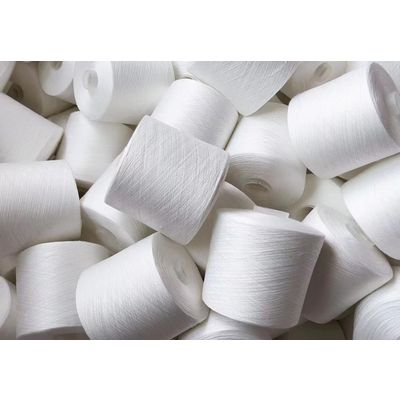 Optical White 40/2,42/2,50/2,60/3 Polyester Spun Yarn