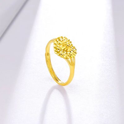 The 3rd Day Jewelry gold ring female heart gift 9999 gold ring