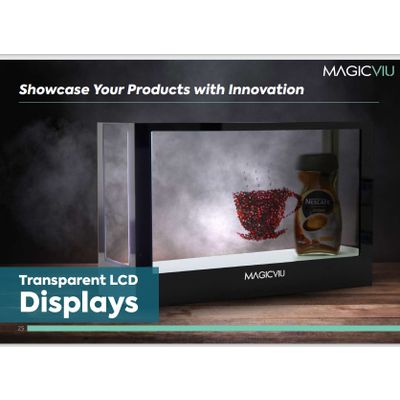 Transparent LCD Display Cases