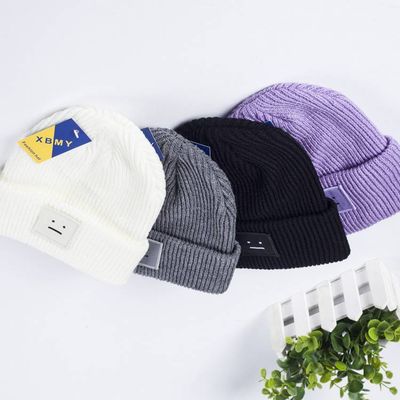2015 Colorful Slouch Knitted Beanie Custom Beanie Hats for Winter Knitted Hat
