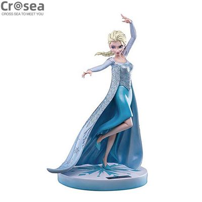 Custom Beautiful Fairy Cartoon Female Action Figure Plastic Cartoon Figure Frozen Elsa