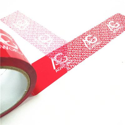 tamper proof security packing tape for sealing carton