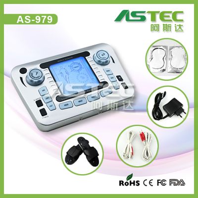 AS979 Electronic pulse ,low frequency massager for muscle pain relief