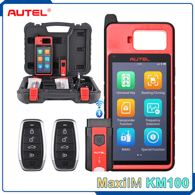 Autel Maxiim Km100 IMMO Auto Key Programmer Diagnostic Tool Learning Chip Free Update Lifetime One-M