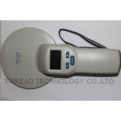 134.2khz livestock farm cattle FDX-B RFID Animal Handheld dog Reader,pet ID chip scanner