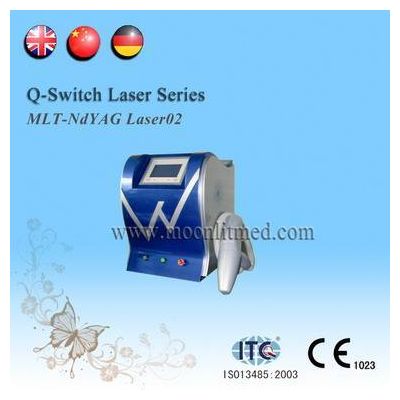 Nd:YAG Q-Switch laser for tattoo removal