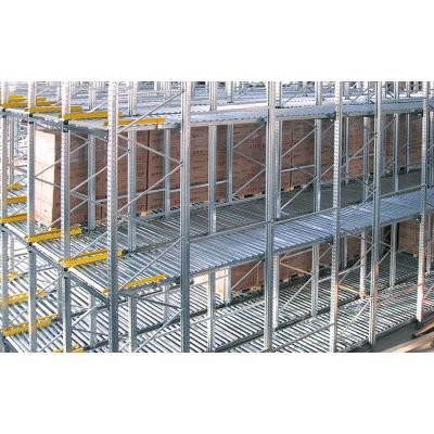 FIFO Storage Shelving Gravity Roller Pallet Flow Racking - Byteracking