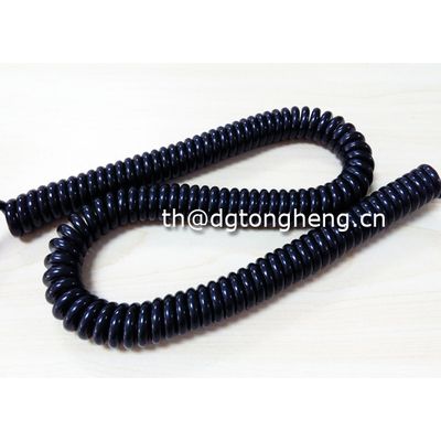 Copper Wire Shielded Retractable Curly Cable