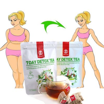 21teabag/Bag 7 Days Detox Tea Natural Laxatives Tea Detoxfying herbal drinks