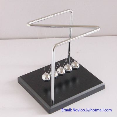 Z-shaped Frame Newtons Cradle Balance Ball Science Psychology Puzzle Fun Desk Toy