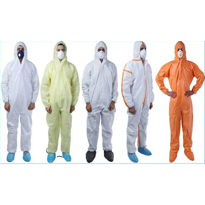 Blood And Chemical Splash Microporous Protection Coveralls 2X-Large ...