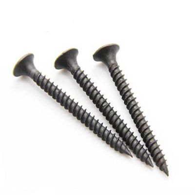 Fine thread drywall screws bugle head/black phosphate finish Carbon Steel fastener