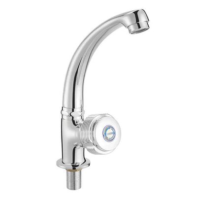 Polished chrome kitchen single cooling brass mixer for kitchen