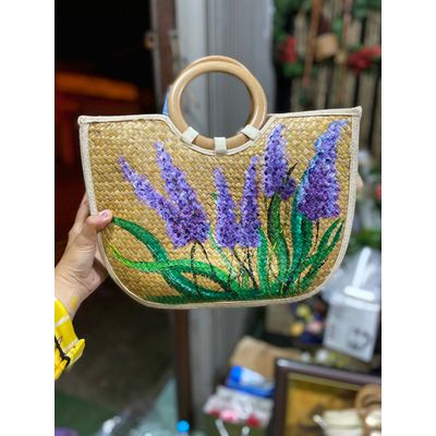Hot Selling Women Shoulder Bag Straw Tote Bags Summer Beach bag, Water Hyacinth Bag