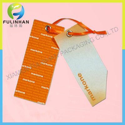Composed Paper Hangtags for garments