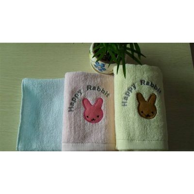 100% cotton embroidery patched terry towel