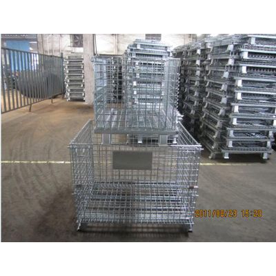 folding steel storage cage(professional manufacturer)