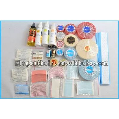 different kins of adhesive tape for human hair