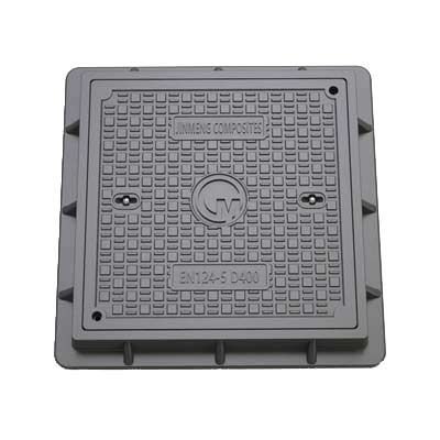 D400 SMC Square Composite Manhole Cover