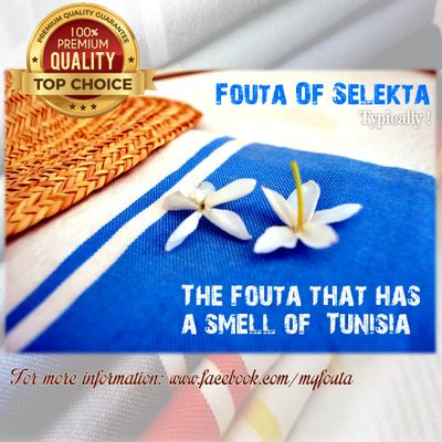 Fouta of Selekta: The Original Tunisian Hammam and Beach Towel