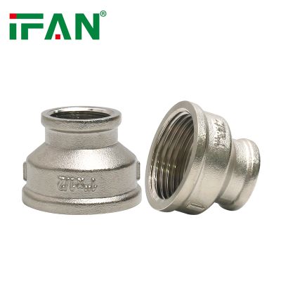 IFAN Reducing Brass Nipple Elbow Brass Pipe Fitting Coupling Pipe Fitting NPT Female Thread Tee
