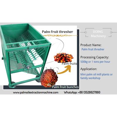 1-120t/h latest technology for palm fruit thresher in Modern Plant palm oil plant
