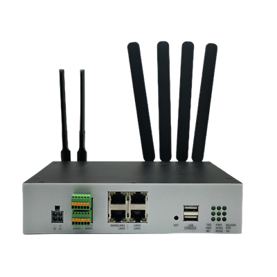 Wireless Industrial 4 LAN RS485 Modbus router VPN 2.4GHz 5GHz Wifi with Remote Monitoring platform