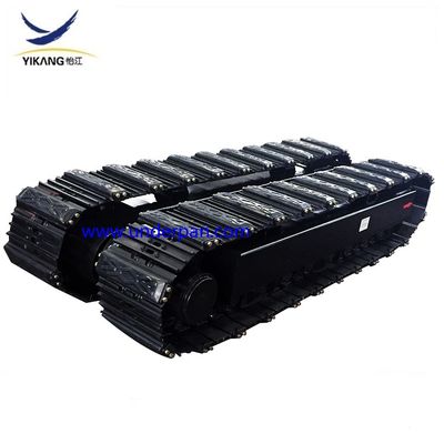 35 ton Mobile crusher crawler steel track undercarriage with rubber pads