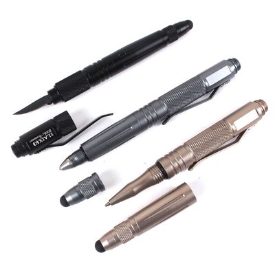 tactical pen with flashlight&logo pen