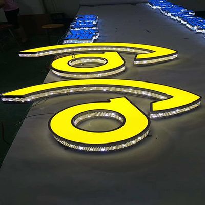 Frontlit acrylic led channle letter sign for Outdoor advertising