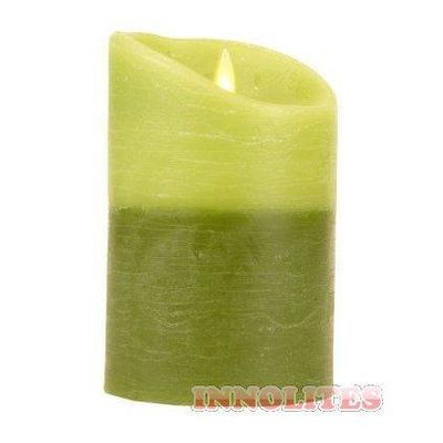 1,500hrs. Timer Glow Flicker Flame Flameless Candles--3.5"*5" SIZE, 2 D Batteries Operated-AMAZING L