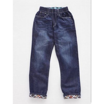 Custom boy's jeans denim with elastic waistband