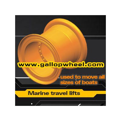 Marine travel lifts are used to move all sizes of boats