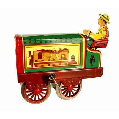 Type: Tin Wind-up Tractor - Key Included