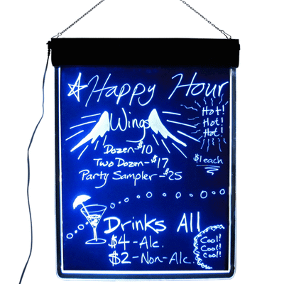 hang led writing board with seven color
