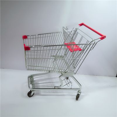 High Quality Four Replacement Wheels Shopping Trolley Cart with Child Seat for Supermarket Shopping