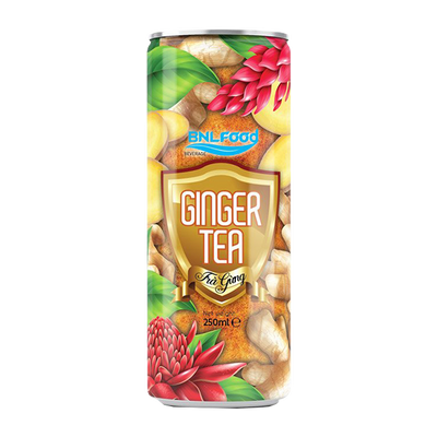 250ml Canned High Quality Ginger Tea Drink from ACM FOOD beverage
