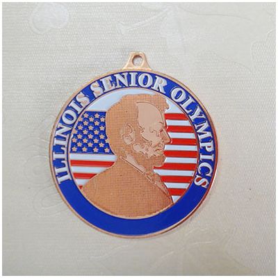 Copper Brass 2D image medal,Graduation Medal, Lions Clubs Medal,