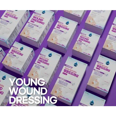 PLAID NON-WOVEN YOUNG WOUND DRESSING
