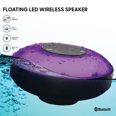 2020 New IPX7 Waterproof Speaker Colorful LED Floatig Bluetooth Speaker