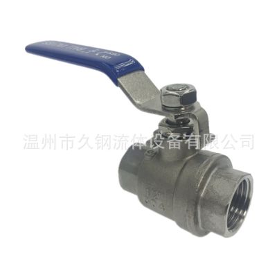DERNORD Full Port Ball Valve Stainless Steel 304 Heavy Duty for Water, Oil, and Gas with Blue Lockin