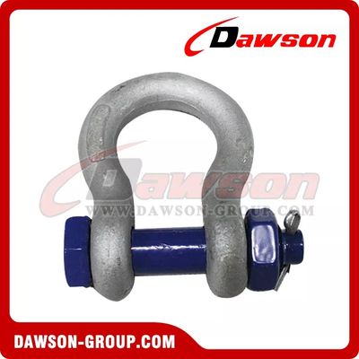 Hot Dip Galvanized US Type DG2130 Bow Shackle with Safety Pin