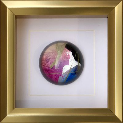 Gold Wall art pictures framed Shadow box