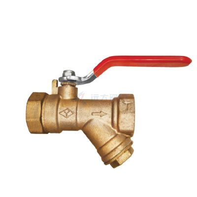 Wrought brass strainer ball valve - Yuanda valve    Gost Ball Valves Manufacturer